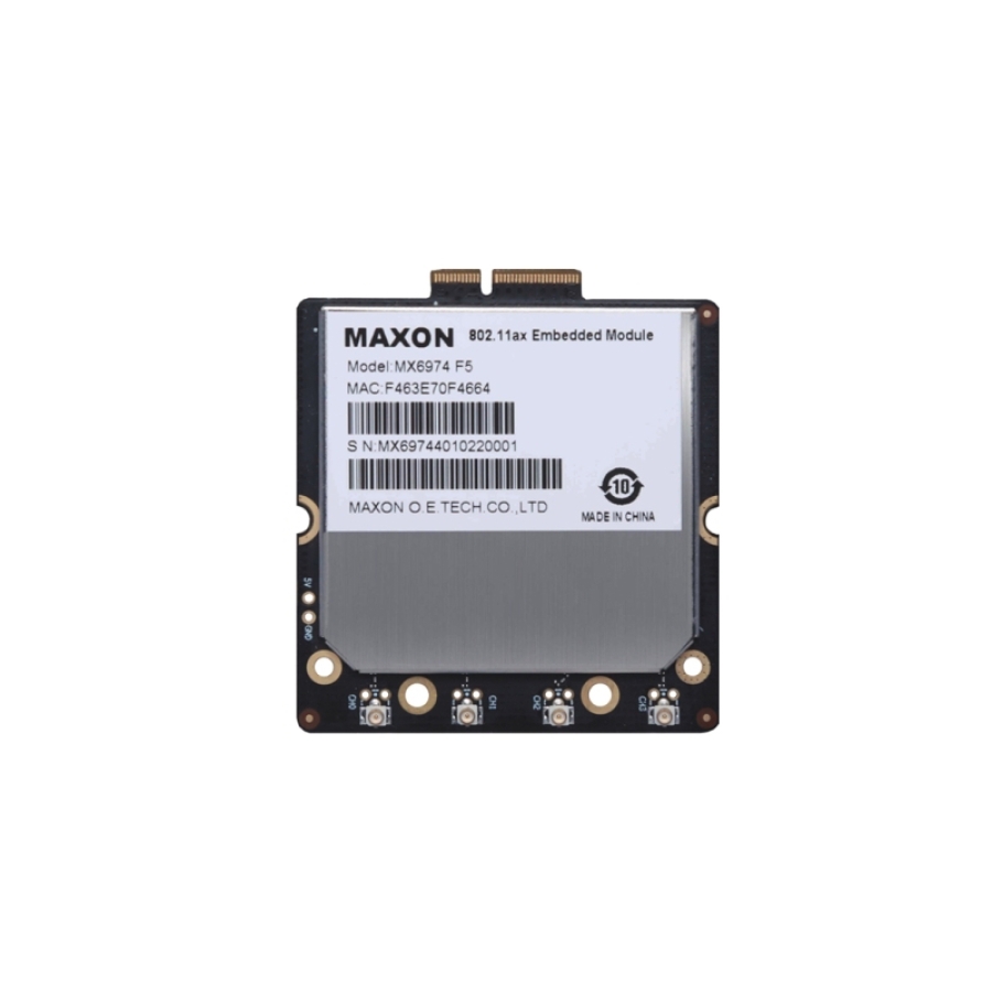 MX-6974 F5 高通QCN9074/4x4 MIMO/5GHz/PCI Express3.0/802.11ax/WIFI6模块