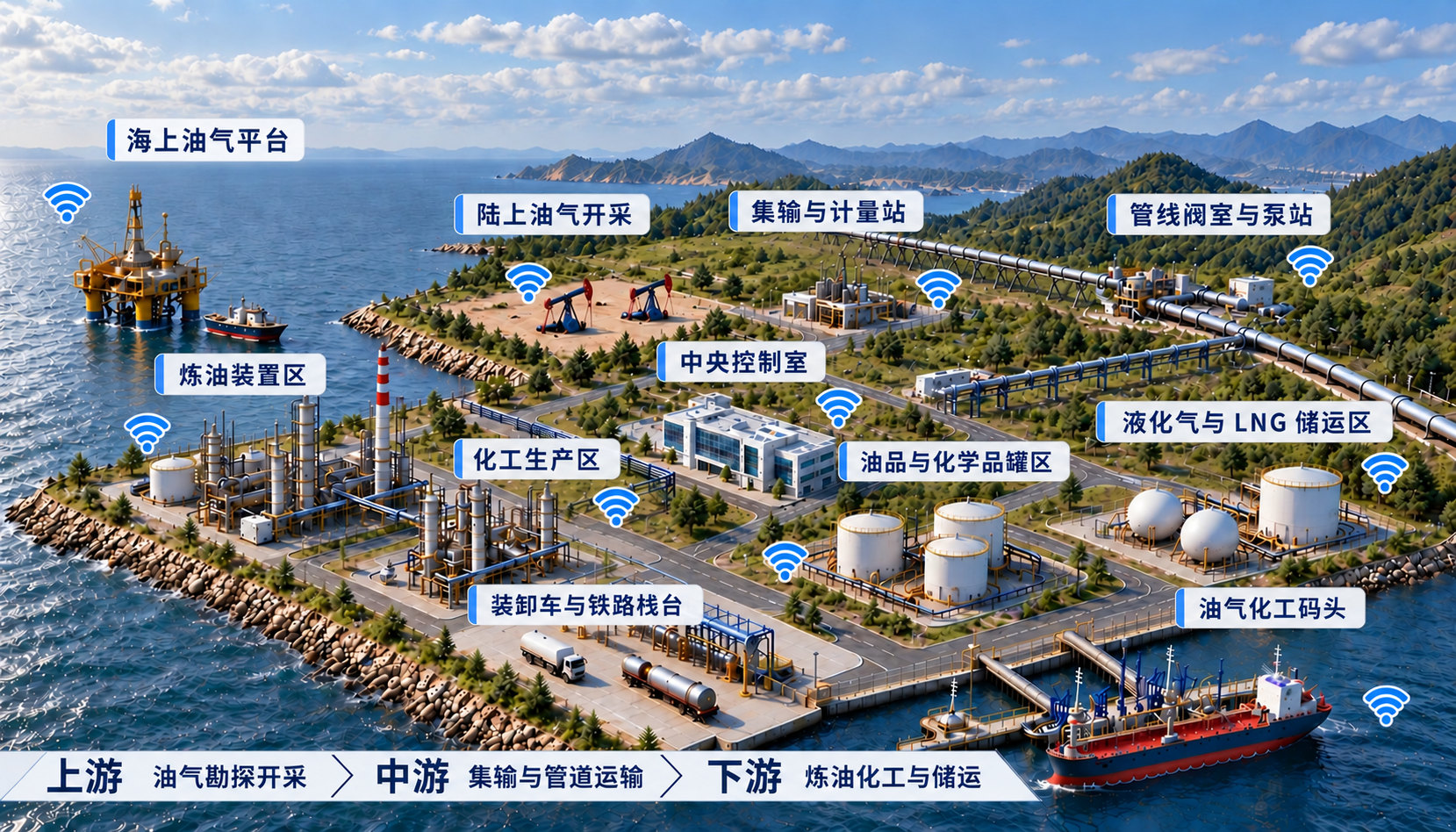无线解决方案架构示意