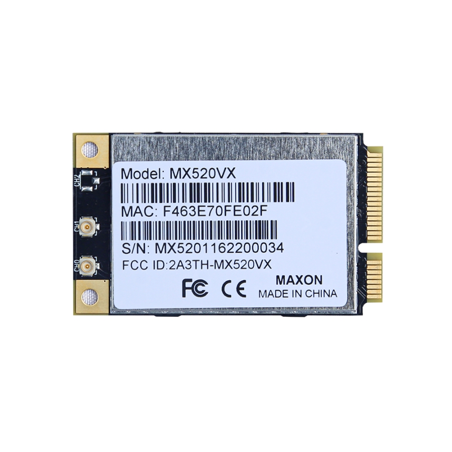 MX520VX 高通QCA9880&amp;QCA9882/2*2 MIMO/Mini PCI Express/2.4GHz&amp;5GHz/ 802.11ac/WiFi模块